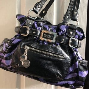 KVZ Purple Zebra Bag